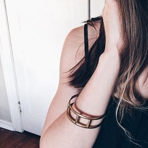 ☘️ $1 BUNDLED / Chunky Gold Bracelet